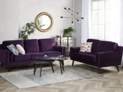Divano 3 posti LOKKA Velluto Viola