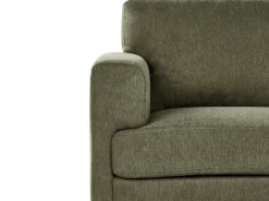 Divano 2 posti LOUSTO Tessuto Verde