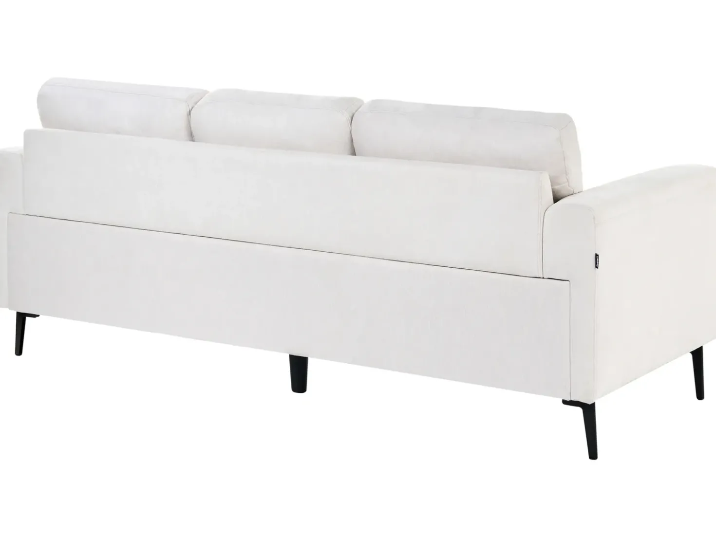 Divano 3 posti LOUSTO Tessuto Beige chiaro