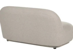 Divano 2 posti LOVBERG Tessuto Beige