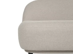 Divano 2 posti LOVBERG Tessuto Beige