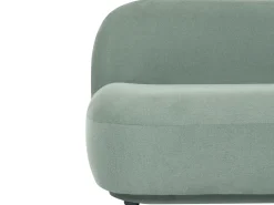 Divano 2 posti LOVBERG Tessuto Verde chiaro