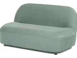 Divano 2 posti LOVBERG Tessuto Verde chiaro
