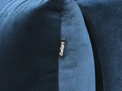 Divano 3 posti LUVOS Velluto Blu scuro
