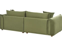 Divano 3 posti LUVOS Velluto Verde