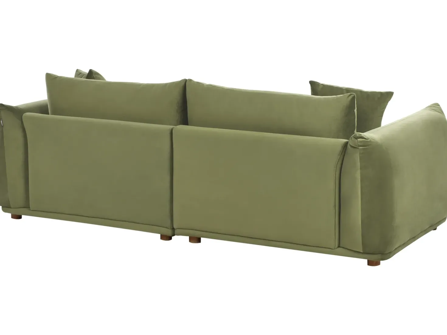 Divano 3 posti LUVOS Velluto Verde