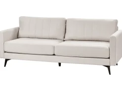Divano 3 posti MALA Tessuto Beige chiaro