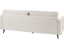 Divano 3 posti MALA Tessuto Beige chiaro
