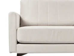 Divano 3 posti MALA Tessuto Beige chiaro