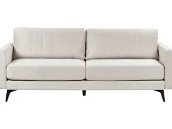 Divano 3 posti MALA Tessuto Beige chiaro