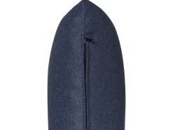 Divano 2 posti MALMOS Lino sintetico Blu scuro