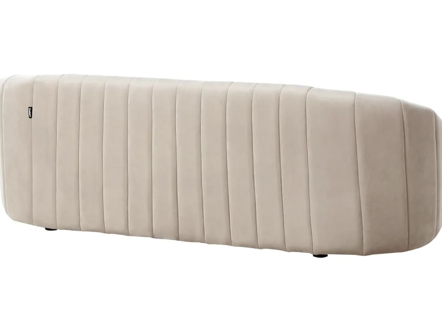 Divano 3 posti MALUNG Velluto Beige