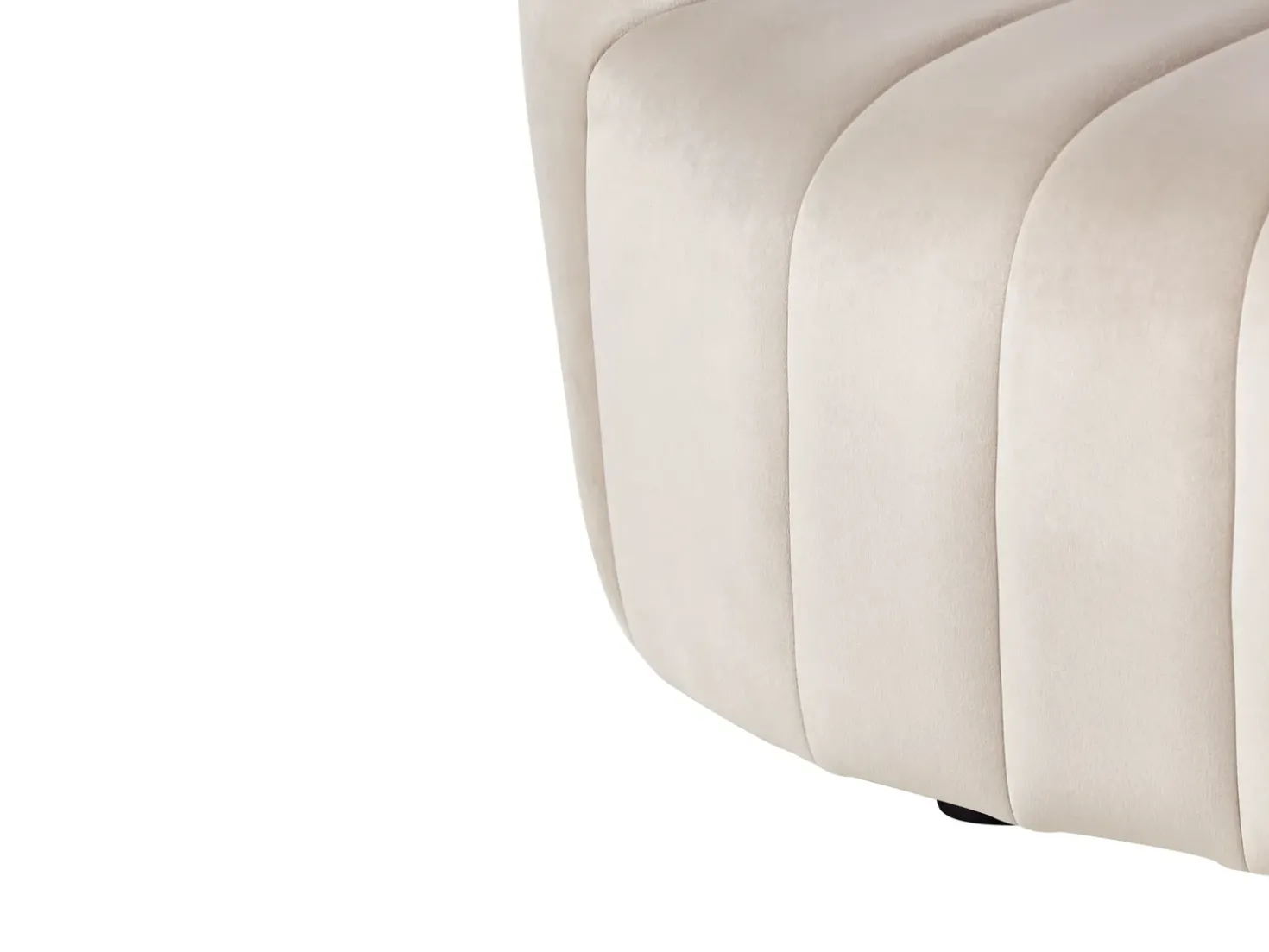 Divano 3 posti MALUNG Velluto Beige