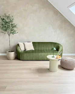 Divano 3 posti MALUNG Velluto Verde scuro