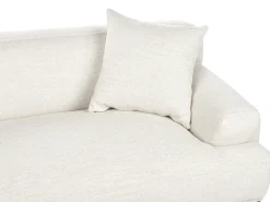 Divano 3 posti MATILA Tessuto Beige chiaro