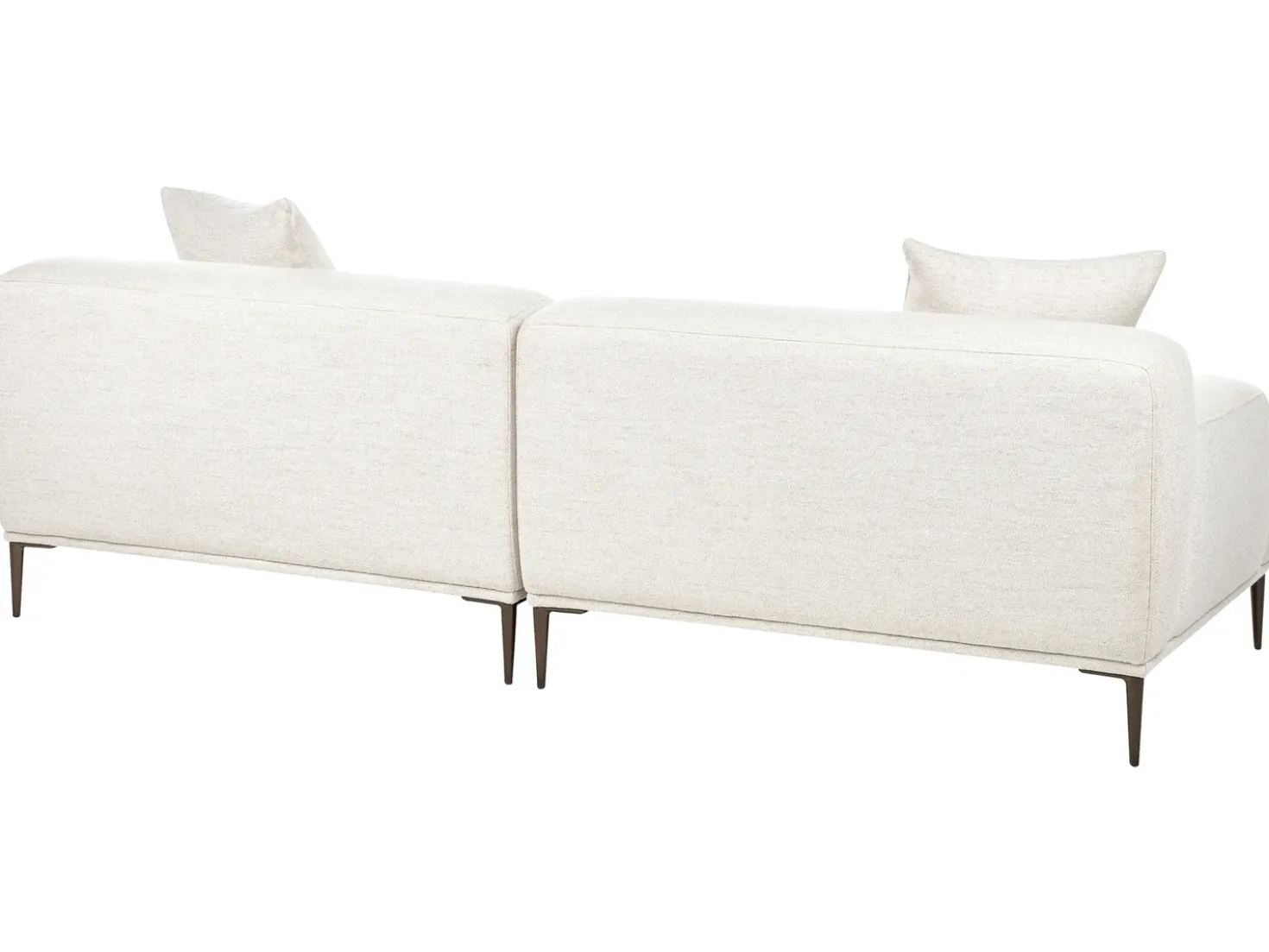 Divano 3 posti MATILA Tessuto Beige chiaro