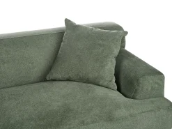 Divano 3 posti MATILA Tessuto Verde