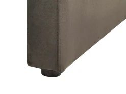 Divano 3 posti MAUNU Velluto Grigio grafite