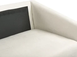Divano 2 posti MAURA Tessuto Beige chiaro