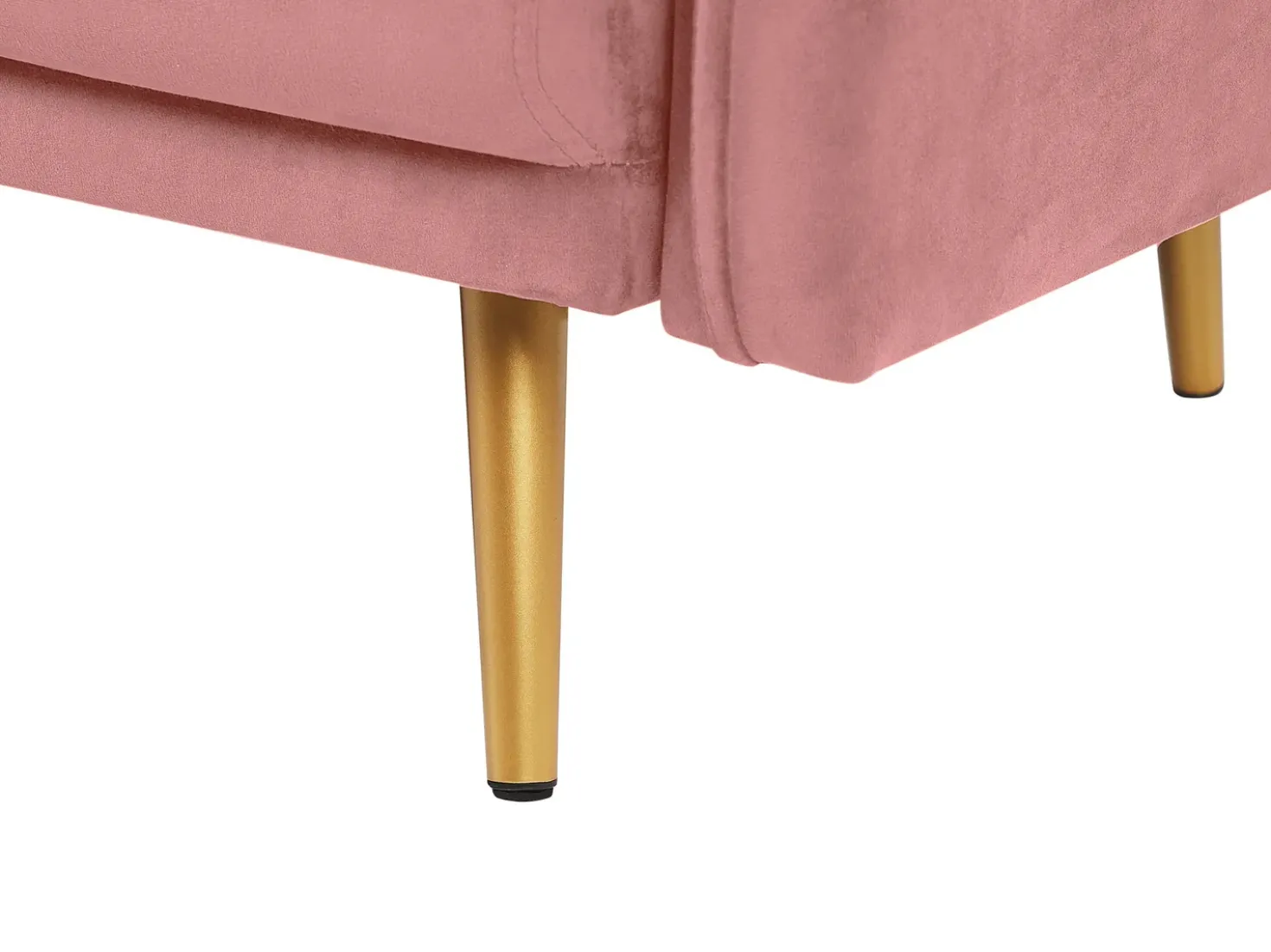 Divano 3 posti MAURA Velluto Rosa