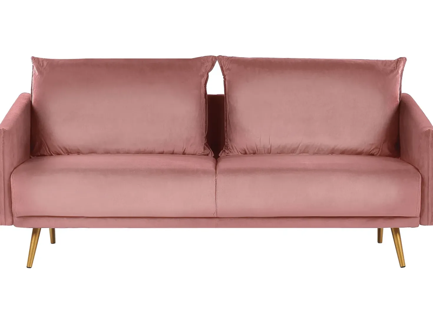 Divano 3 posti MAURA Velluto Rosa
