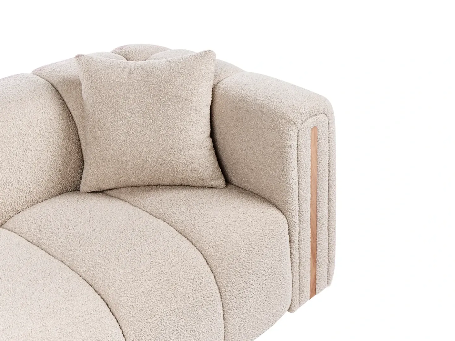 Divano 2 posti MORSIL Bouclé Beige