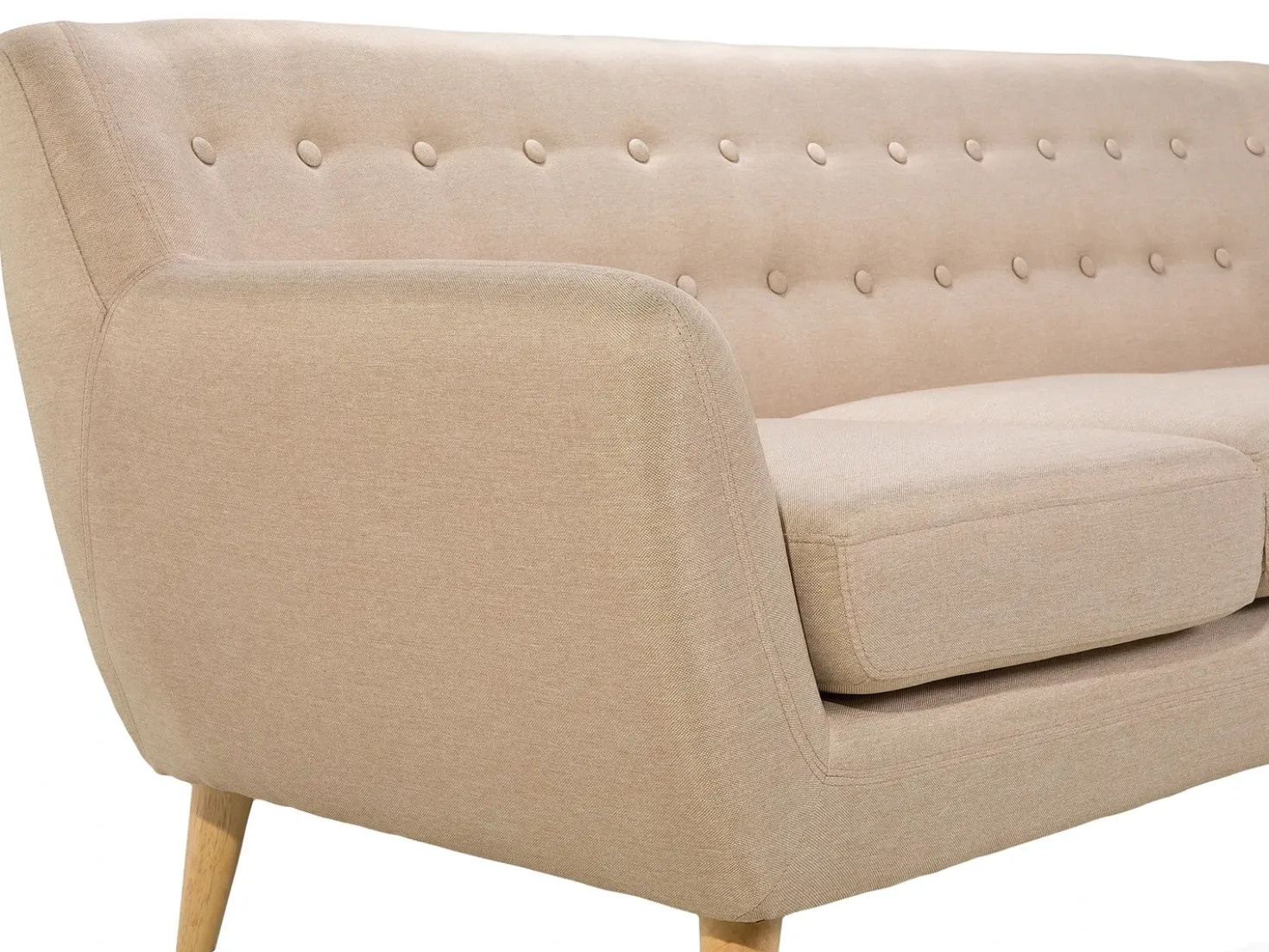 Divano 3 posti MOTALA Tessuto Beige