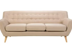 Divano 3 posti MOTALA Tessuto Beige