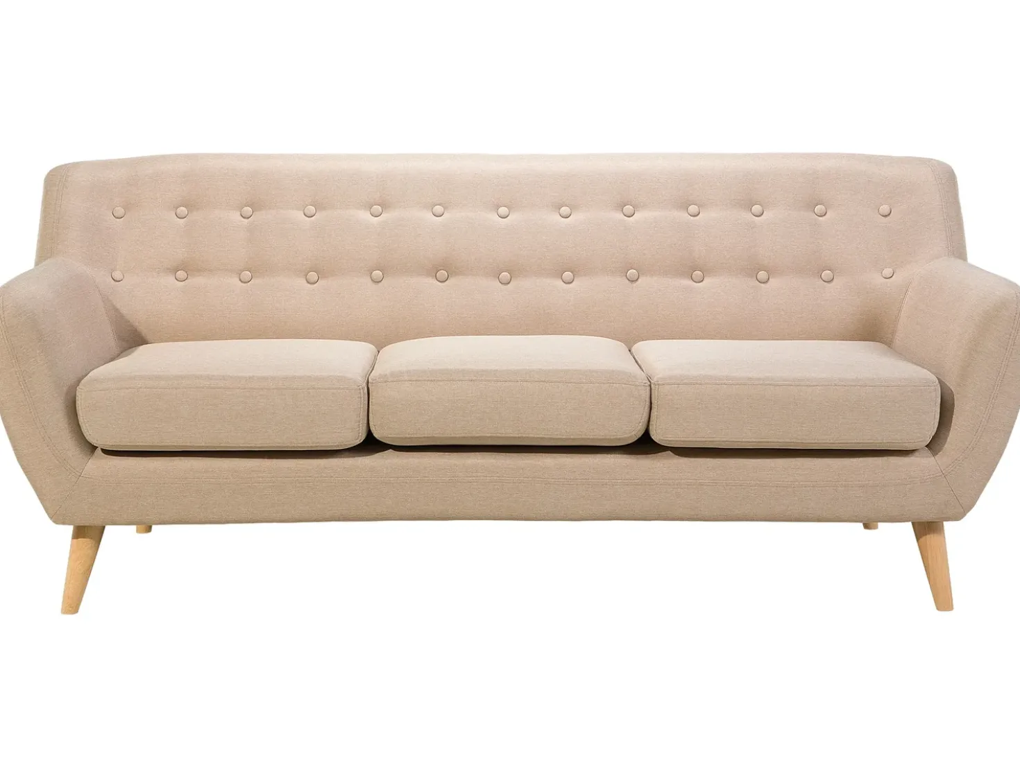 Divano 3 posti MOTALA Tessuto Beige