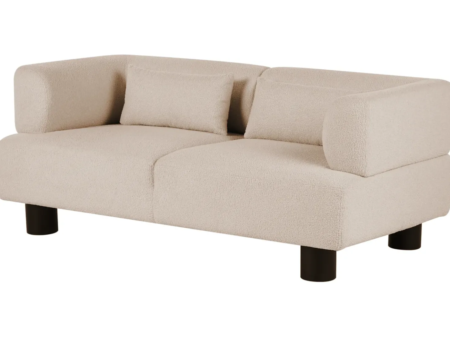 Divano 2 posti MOVIK Bouclé Beige