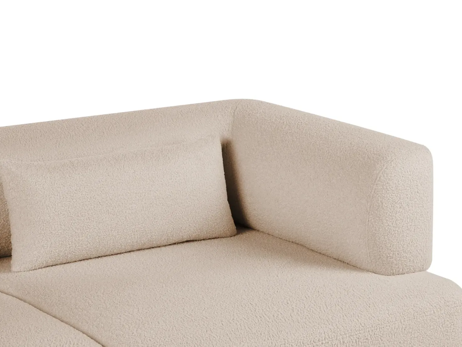 Divano 2 posti MOVIK Bouclé Beige