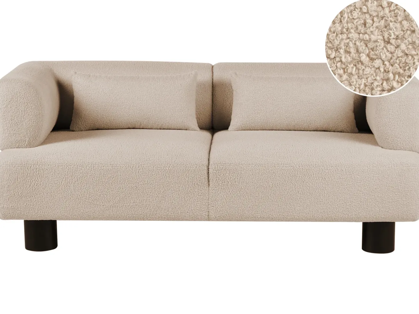 Divano 2 posti MOVIK Bouclé Beige