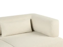 Divano 2 posti MOVIK Bouclé Bianco sporco