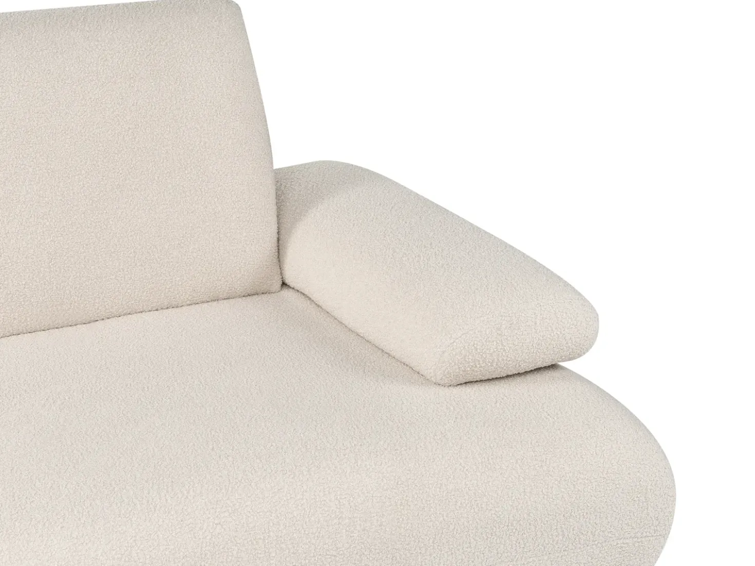 Divano 2 posti NACKA Bouclé Bianco sporco