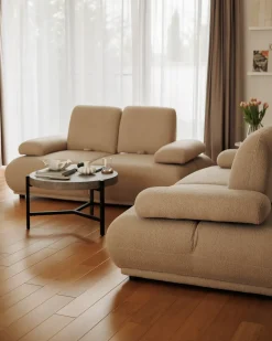 Divano 2 posti NACKA Bouclé Beige