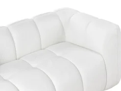 Divano 2 posti NESS Tessuto Bianco sporco