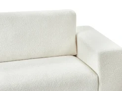Divano 3 posti NIVALA Bouclé Bianco sporco