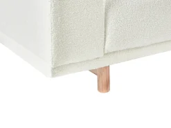 Divano 3 posti NIVALA Bouclé Bianco sporco