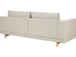 Divano 3 posti NIVALA Tessuto Beige chiaro