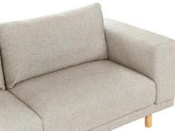 Divano 3 posti NIVALA Tessuto Beige chiaro