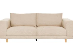 Divano 3 posti NIVALA Velluto a coste Beige