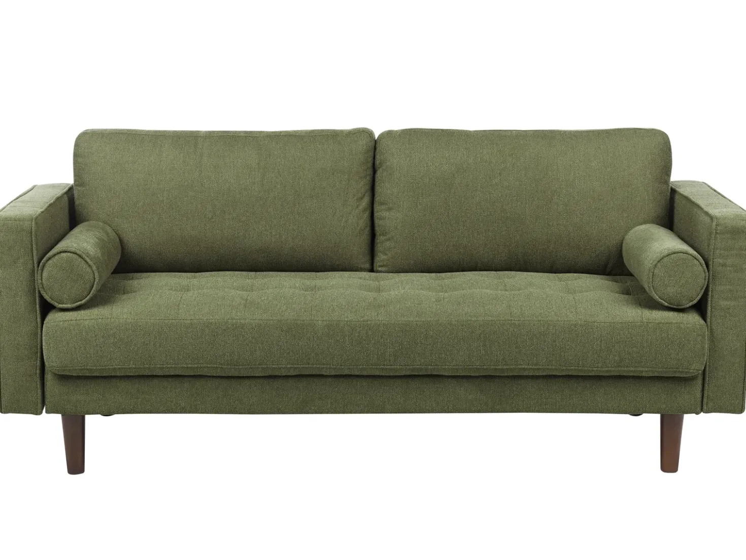 Divano 3 posti NURMO Tessuto Verde scuro