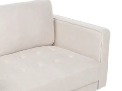 Divano 2 posti NURMO Tessuto Beige chiaro