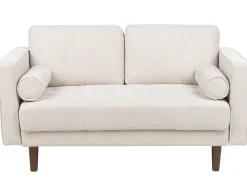 Divano 2 posti NURMO Tessuto Beige chiaro
