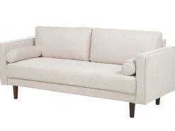 Divano 3 posti NURMO Tessuto Beige chiaro