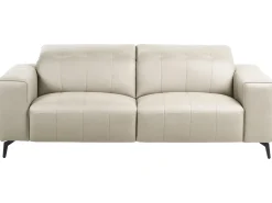 Divano 3 posti OMMEL Tessuto Beige chiaro