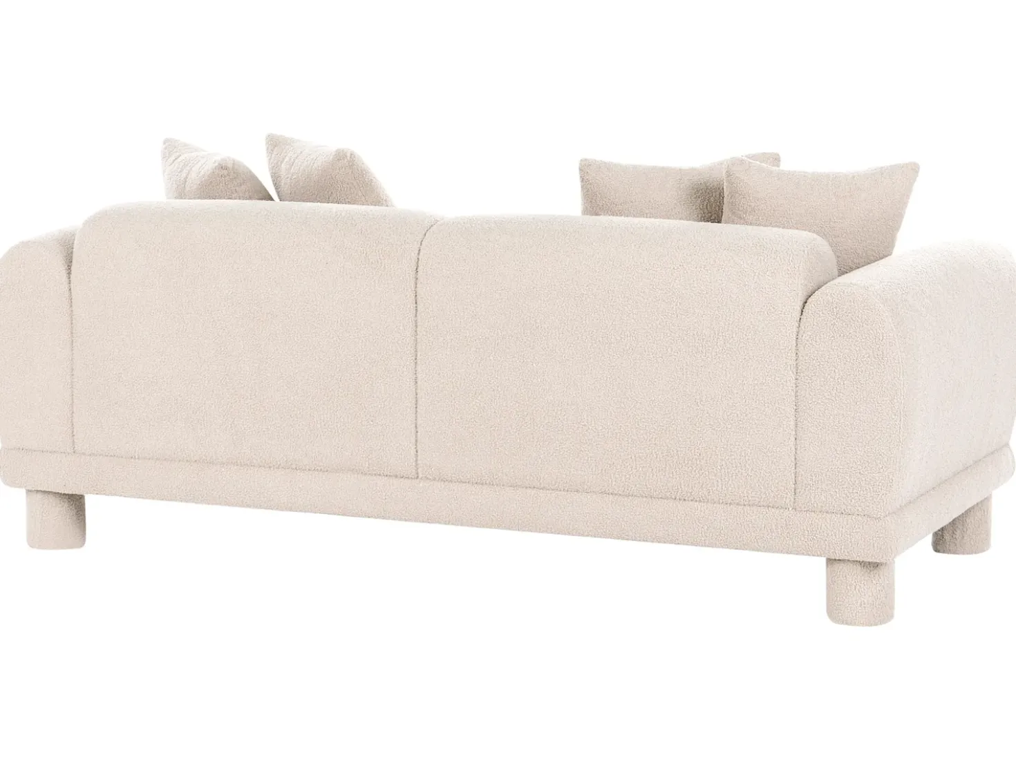 Divano 3 posti PORI Bouclé Beige