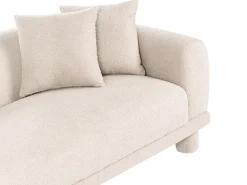 Divano 3 posti PORI Bouclé Beige
