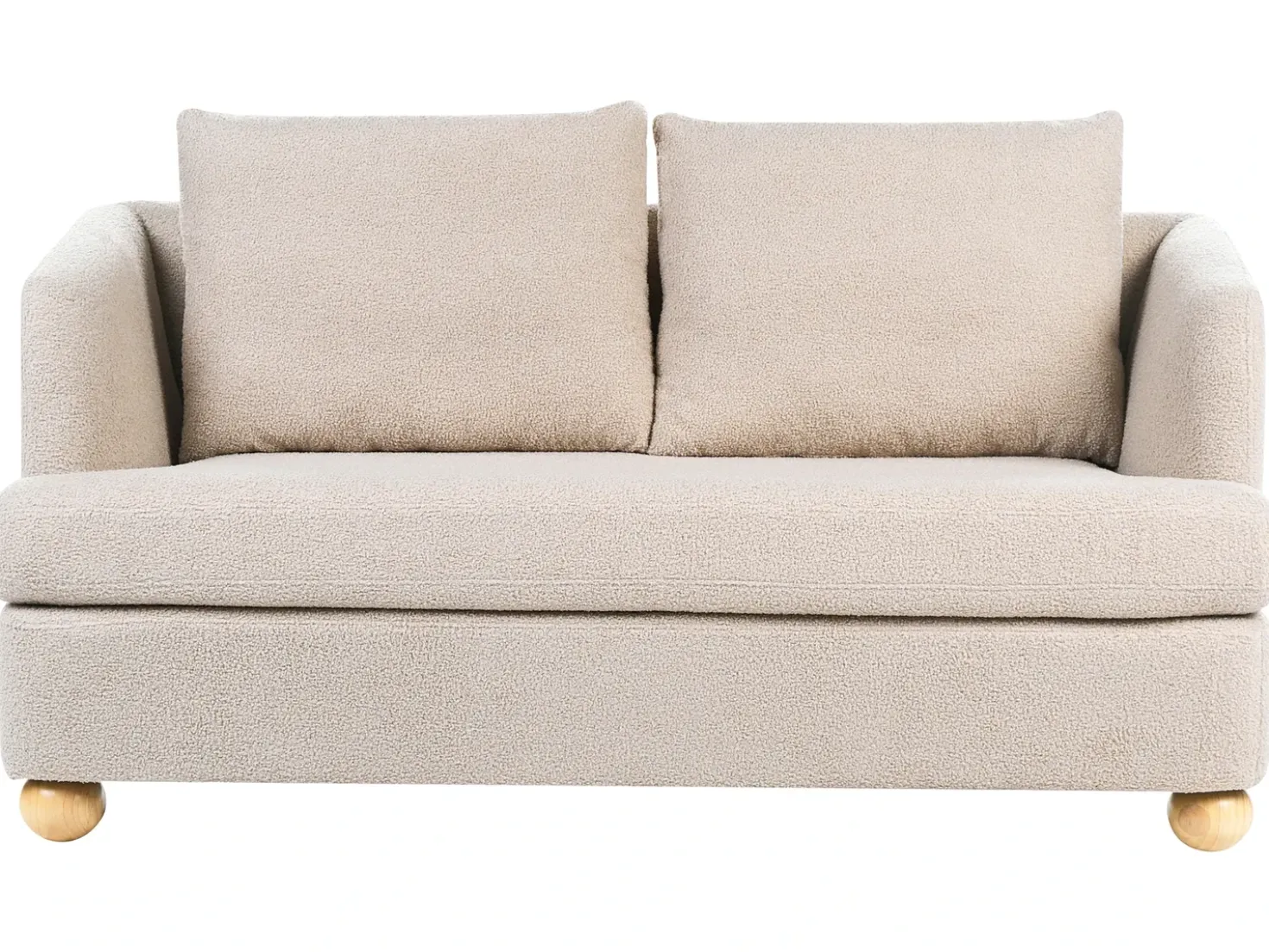 Divano 2 posti RATTVIK Bouclé Beige