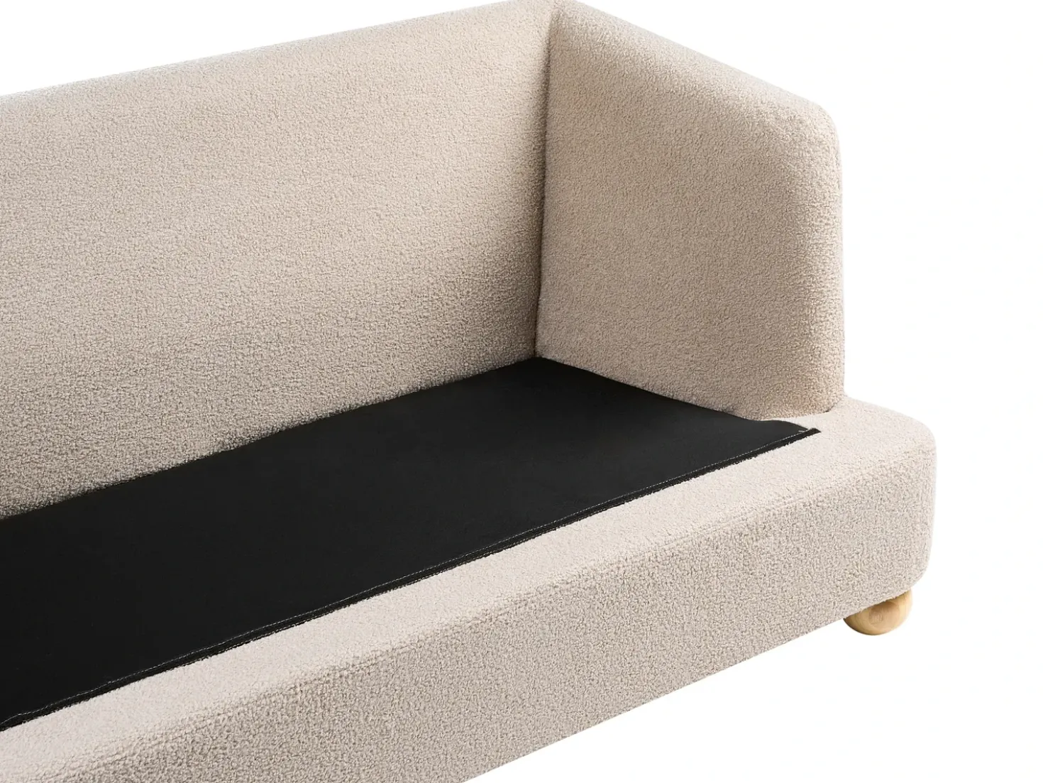 Divano 2 posti RATTVIK Bouclé Beige